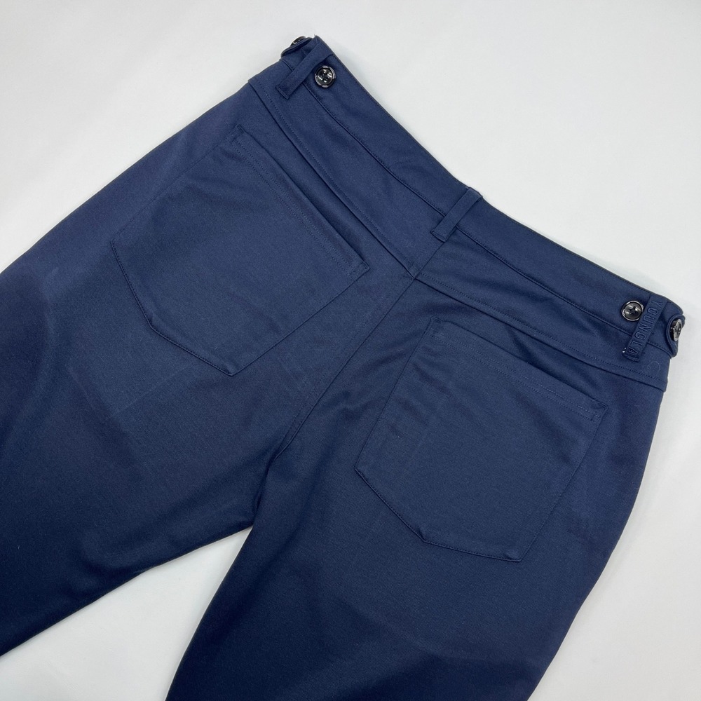 YoungLA Immortal Chino Pants Navy Blue 34x30 Mens Athletic Fit Streetwear